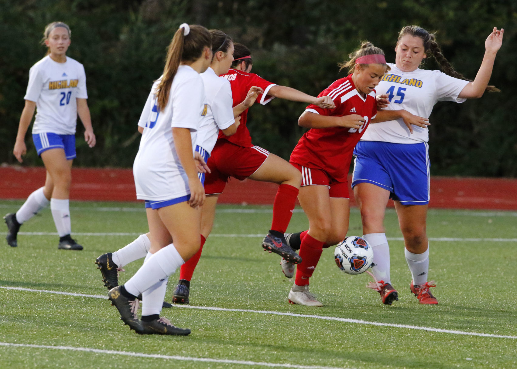 Gallery: 3A girls soccer sectional: Munster vs. Highland